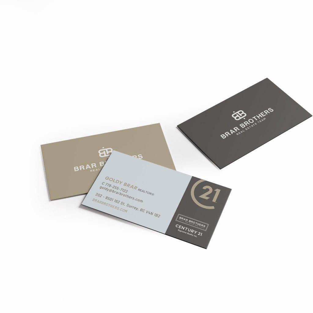 Real estate business card design