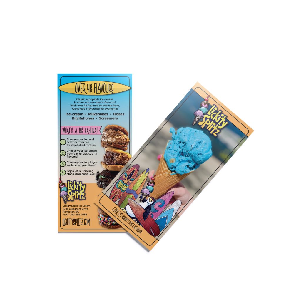 Tourism rack card design