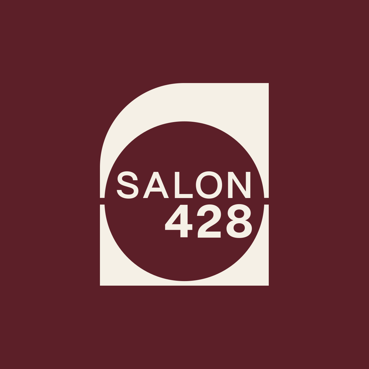 Hair salon, logo design, chic logo, modern branding